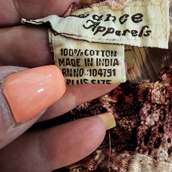 Advance Apparel Women's Bohemian Inspired Tunic NWOT - Picture 11 of 12